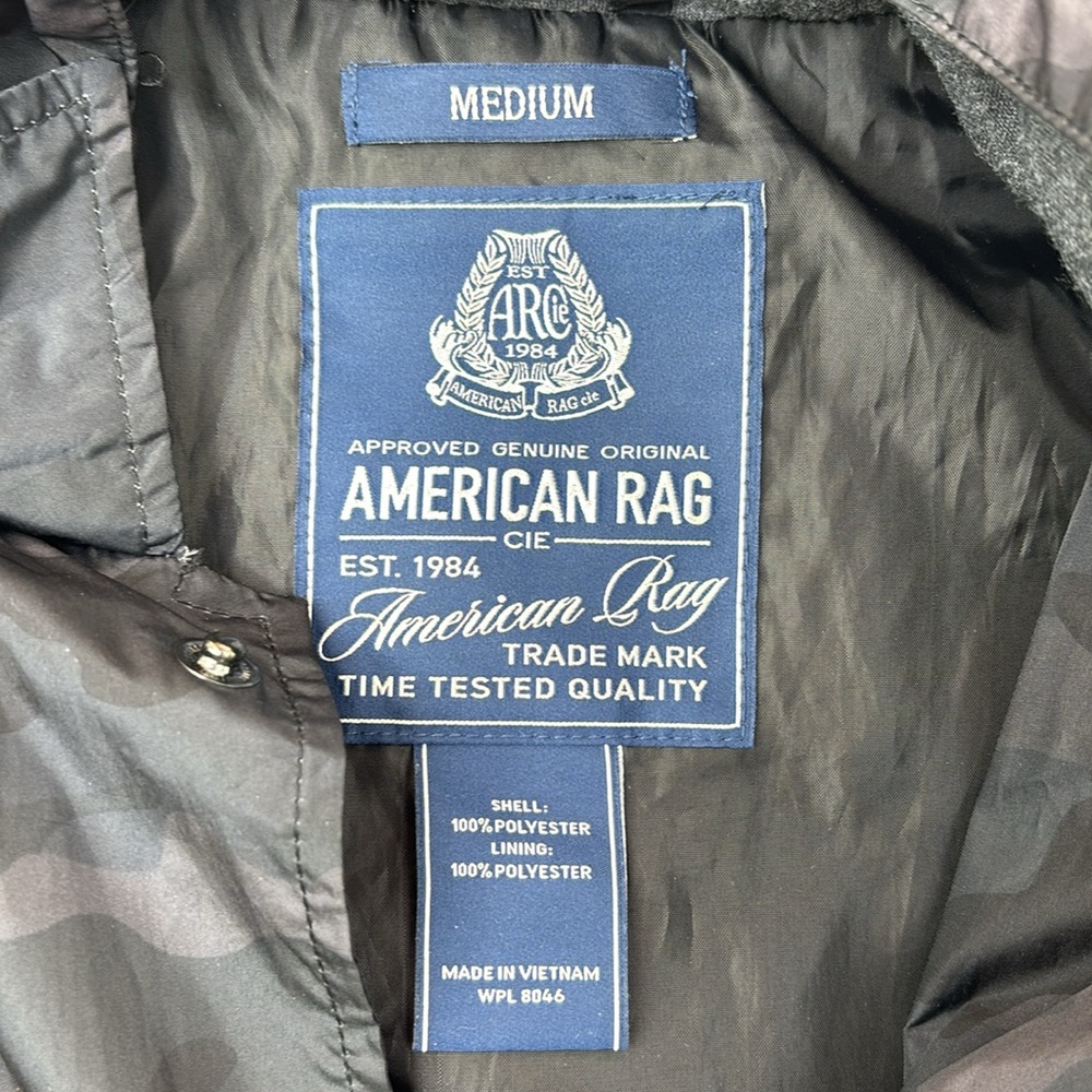 American Rag Black Windbreaker Jacket - Picture 2 of 4